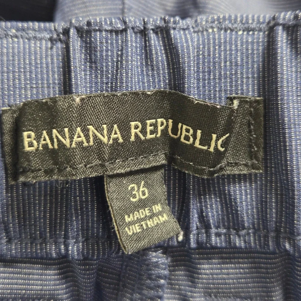 Banana Republic Mens Core Temp Textured Stretch Chino Golf Shorts 36 Golfcore